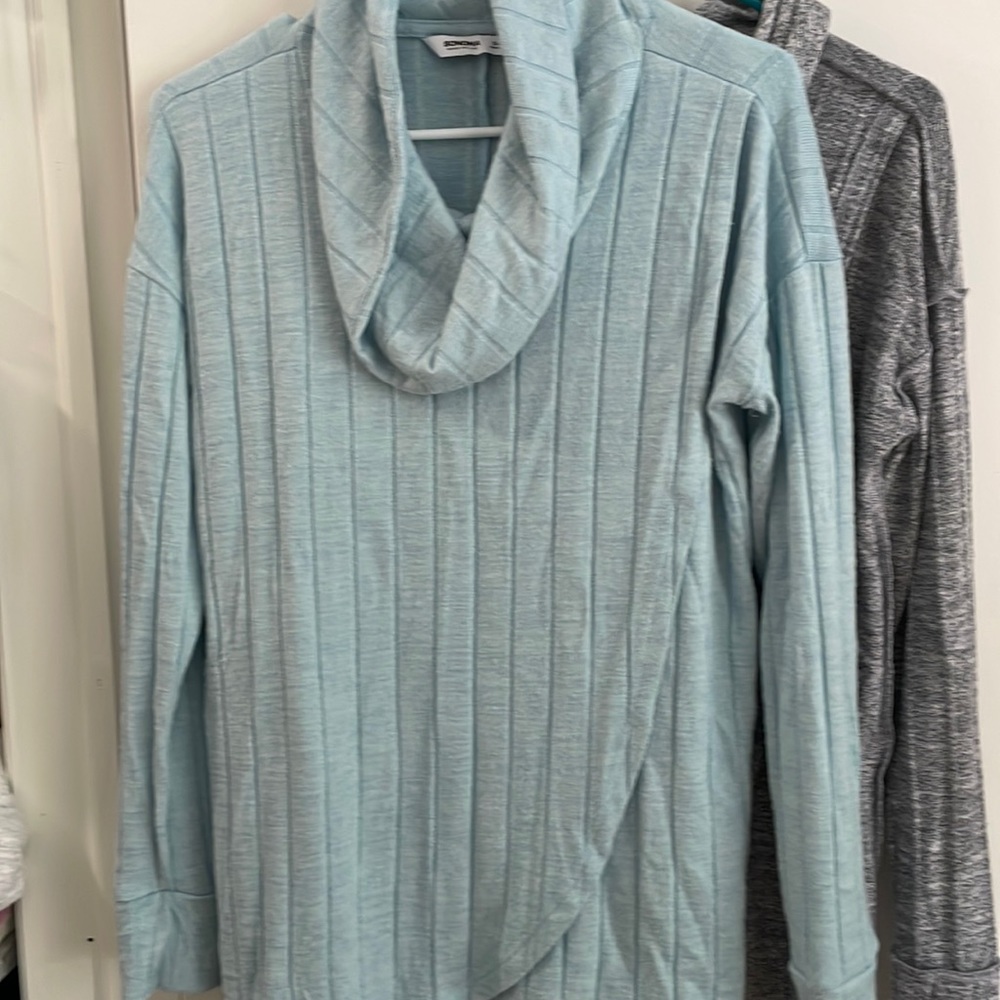 Two maternity / nursing tops.